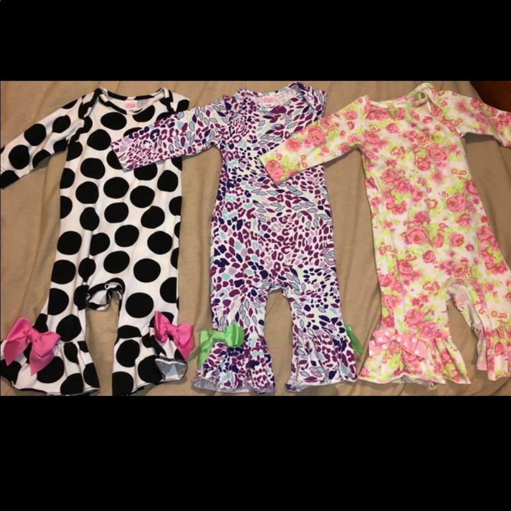 RIC RAC RUFFLES Rompers